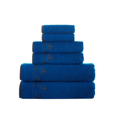 Royal blue towel discount set